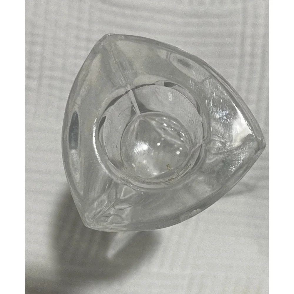 Partylite VTG 24% Lead Crystal 6" Trilliant Taper Candle Holder - Picture 3 of 6